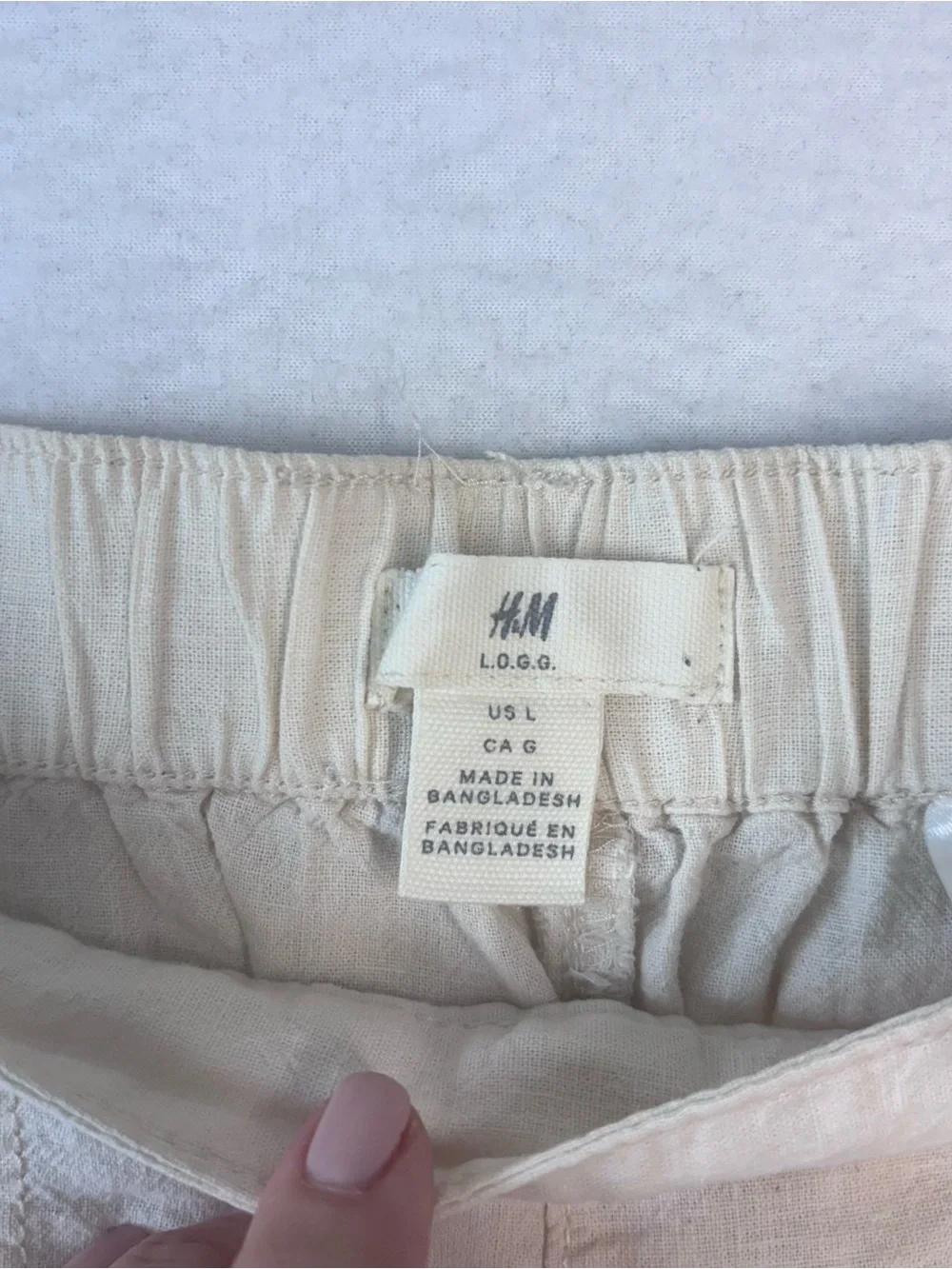 H&M linen cotton